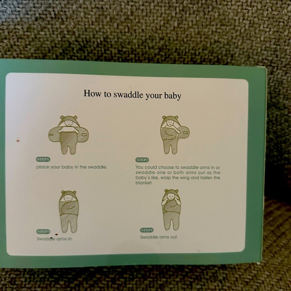 Baby swaddle wrap by Blue Mello - Picture 2 of 2